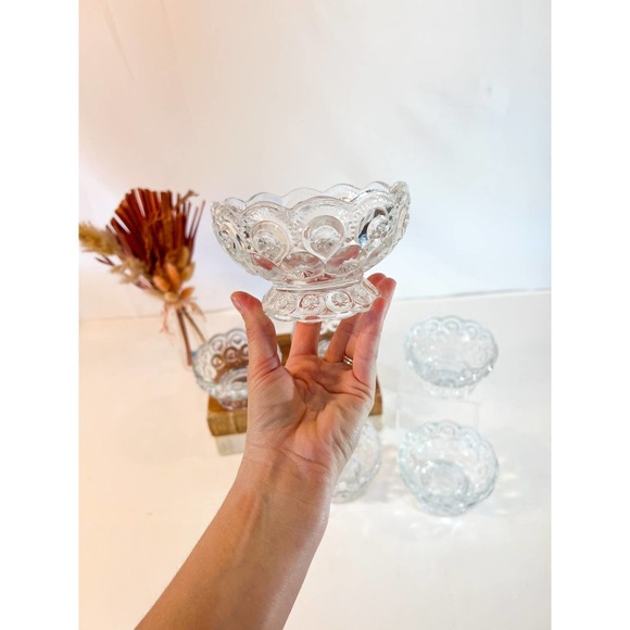 6 Vintage Moon and Star Bowls by LE Smith - Picture 2 of 3